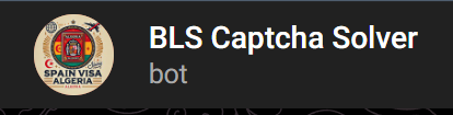 BLS Captcha Solver Bot